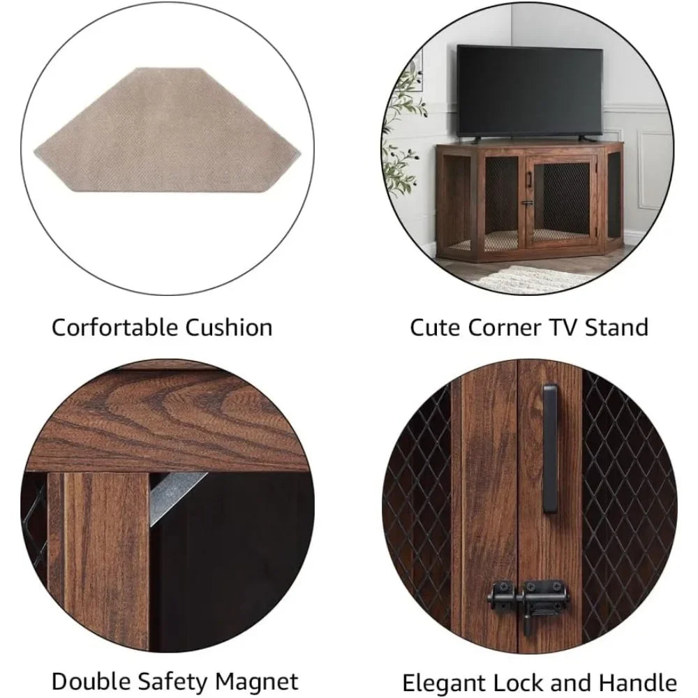 Medium To Large Dog Corner Kennel